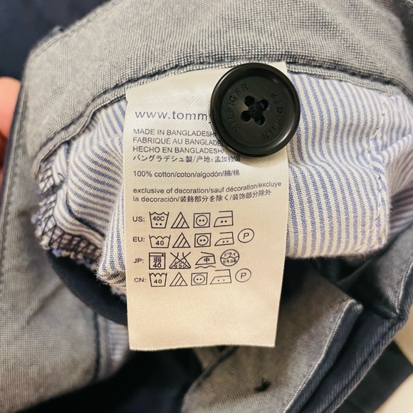 Tommy Hilfiger Dark Blue Chinos - Picture 3 of 6